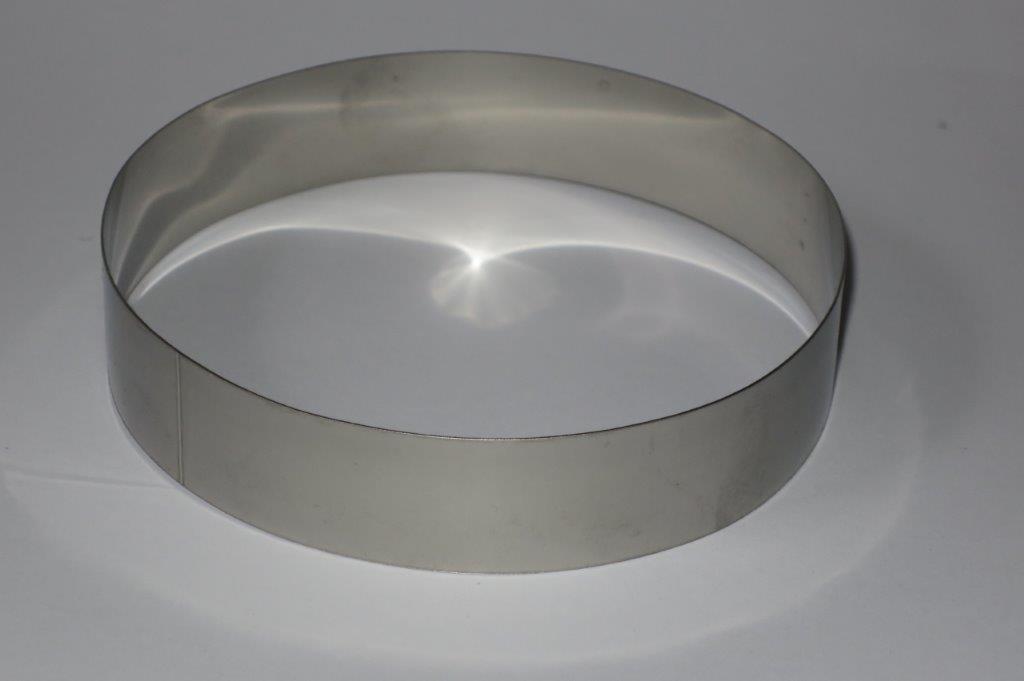 gepolijste snijrand van een ring